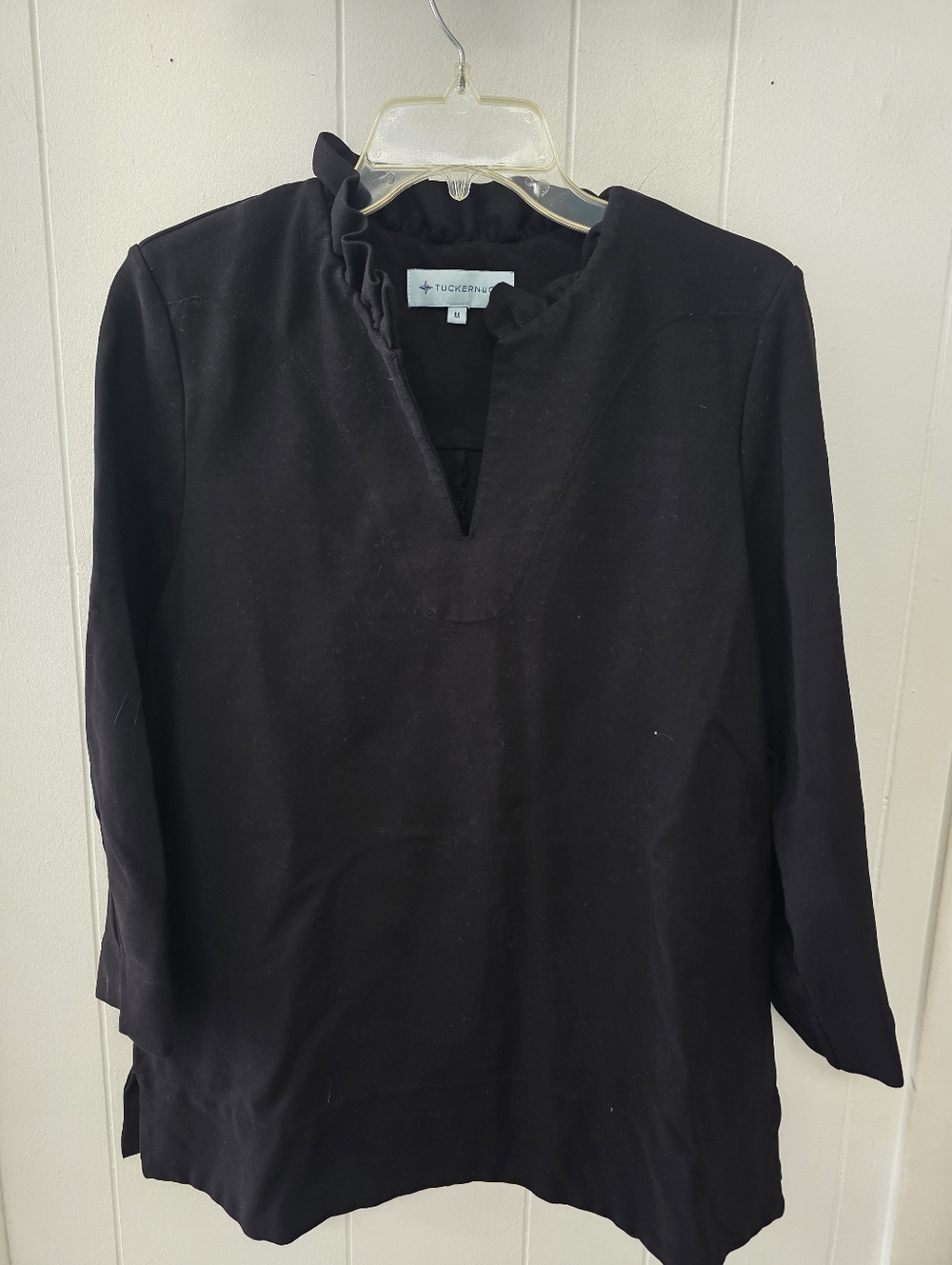 Tuckernuck Sz Med Black Dress Tunic Guc - Picture 5 of 5